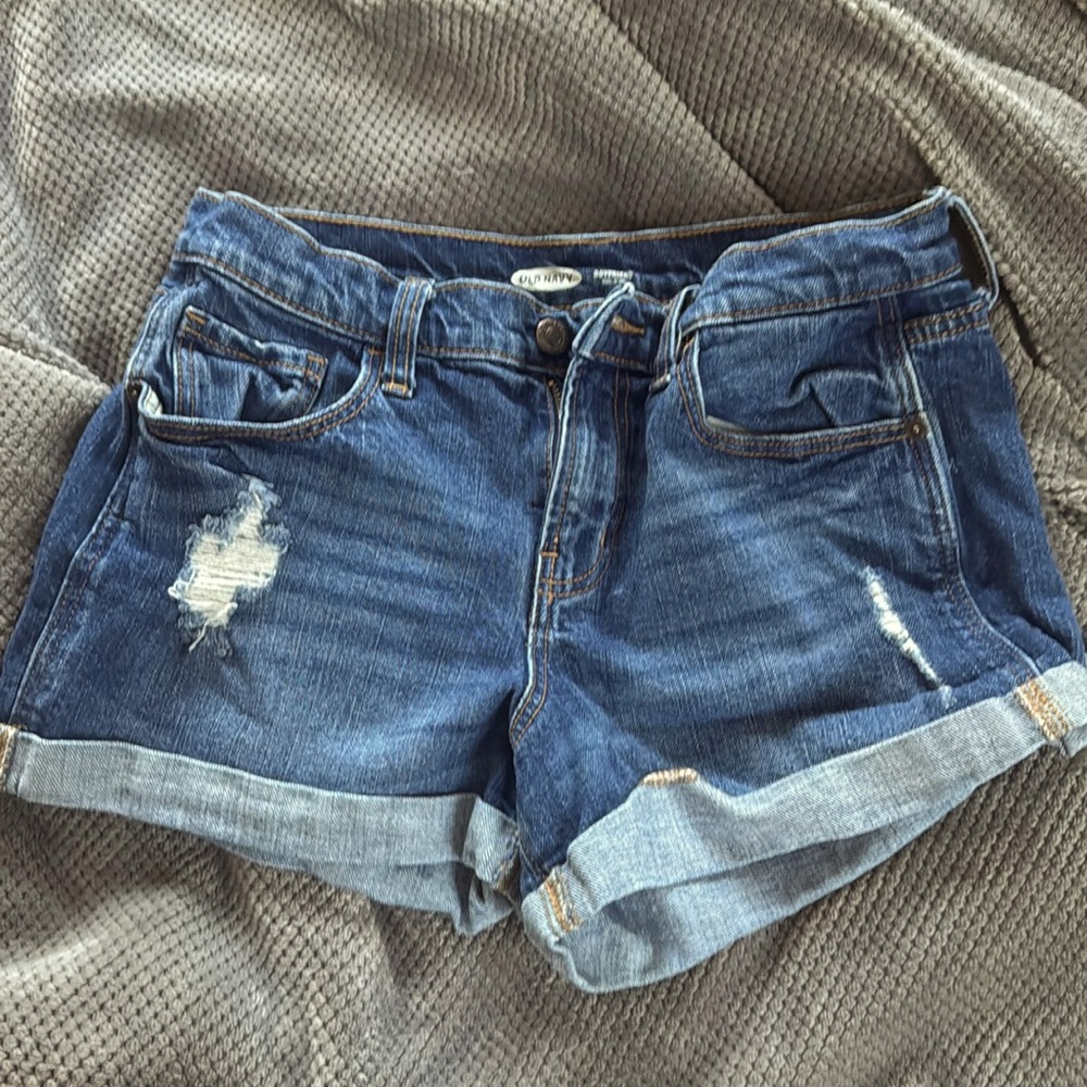 Boyfriend Mid-Rise Shorts Size 4